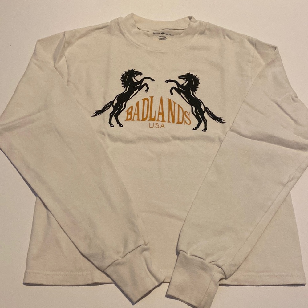brandy melville printed long sleeve
